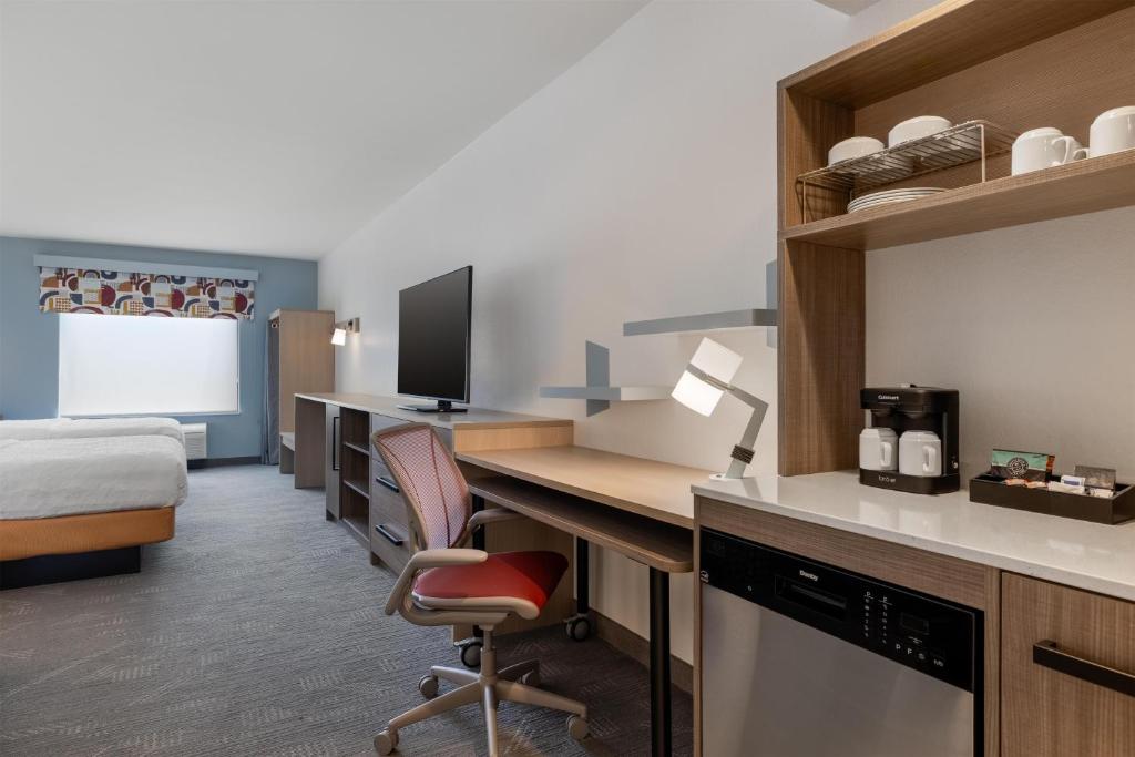 Home2 Suites By Hilton Ames - 一室公寓套房 - 带两张大号床