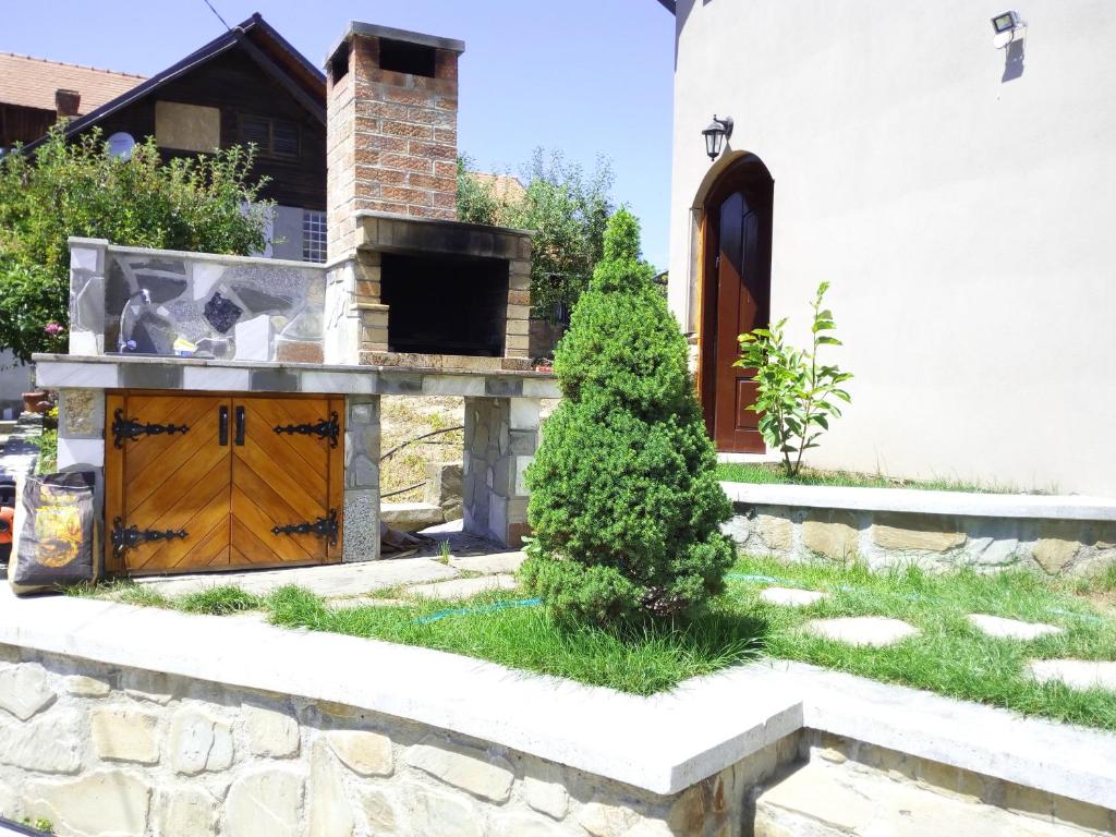 Zahrada ubytování Vila Slanic
