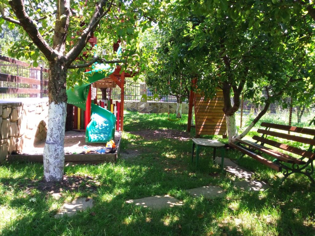 Zahrada ubytování Vila Slanic