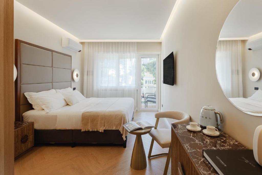 Postel nebo postele na pokoji v ubytování The Romex