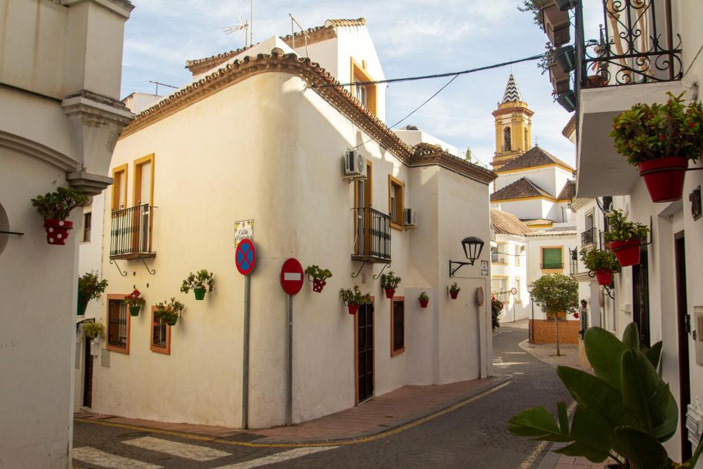 Bygningen som feriehuset ligger i