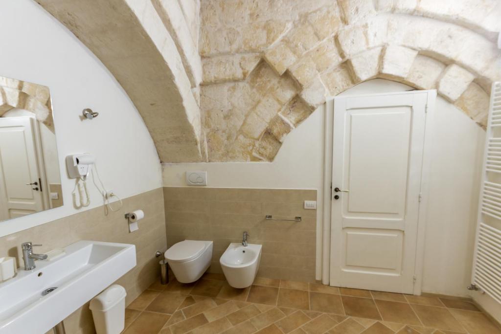 Koupelna v ubytování Casamata Matera