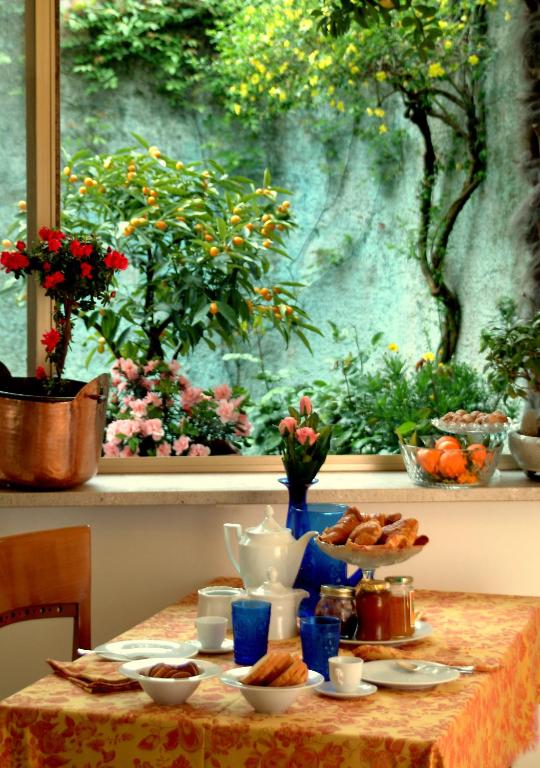 Vonkajšia záhrada v ubytovaní B&B gil d'o
