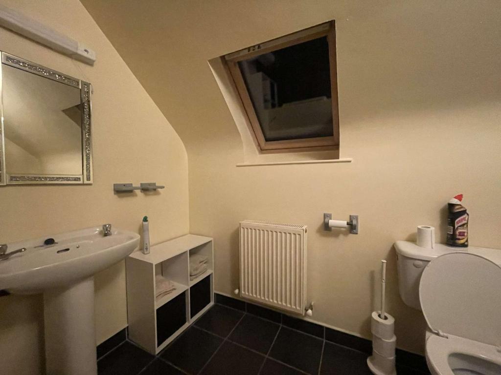 Koupelna v ubytování Nels home