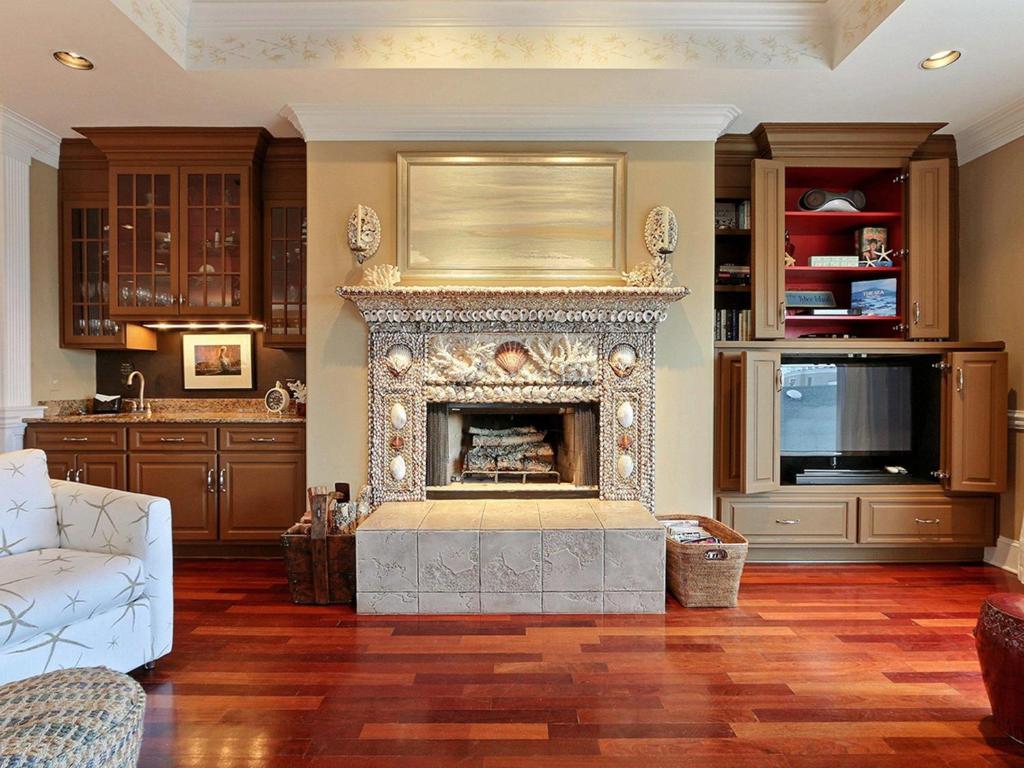 Kuchyň nebo kuchyňský kout v ubytování Tybee Nights