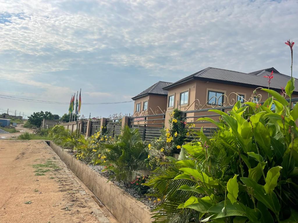 Κήπος έξω από το King David Guesthouse