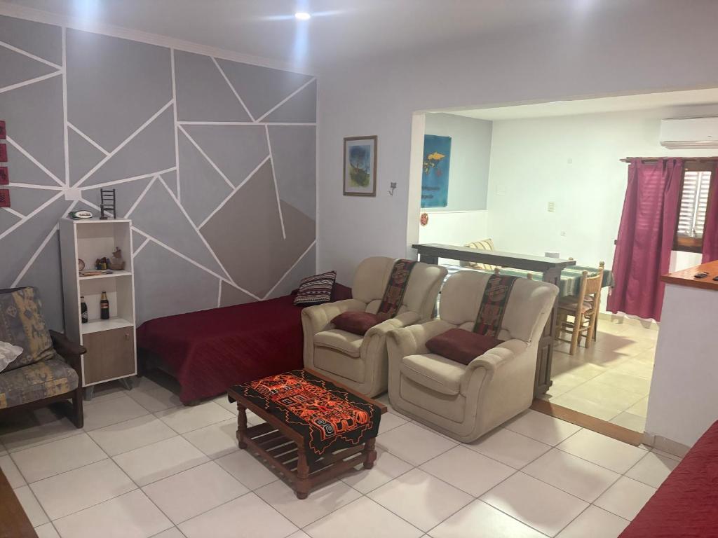 Posezení v ubytování La Violeta Due