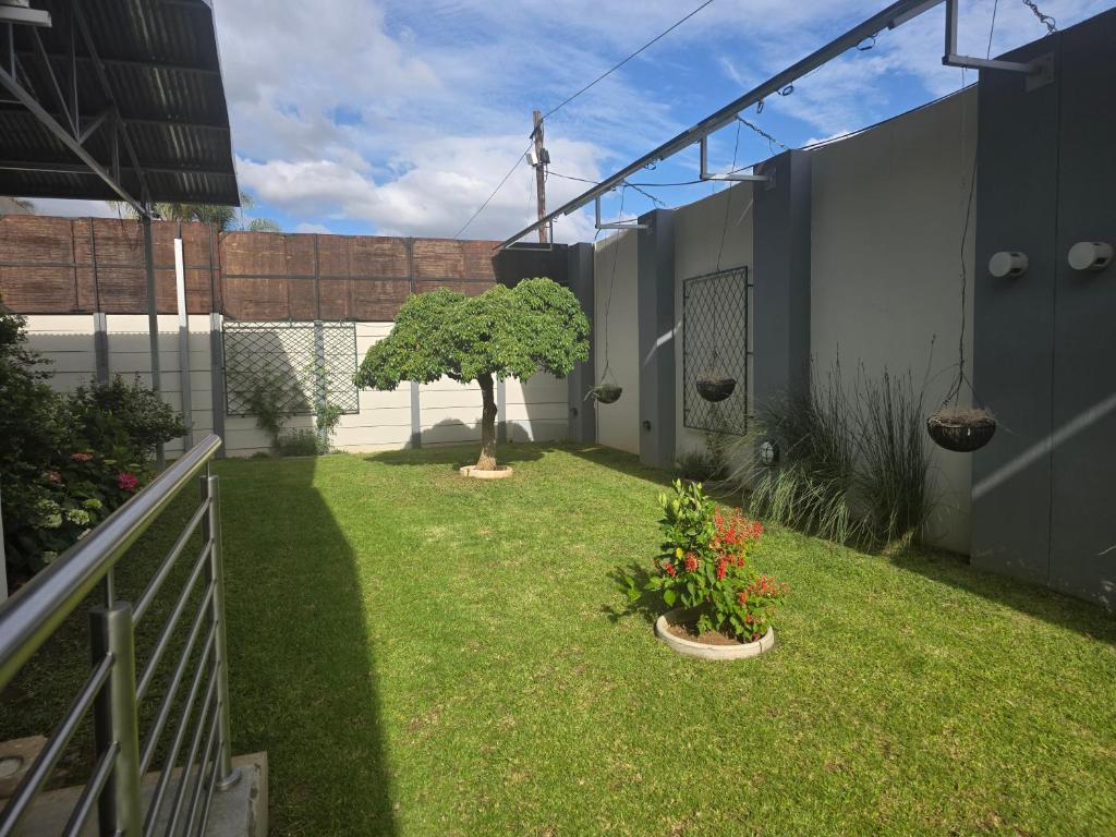 ポロクワネにあるGuest House On Marshallの庭の花と木の庭園