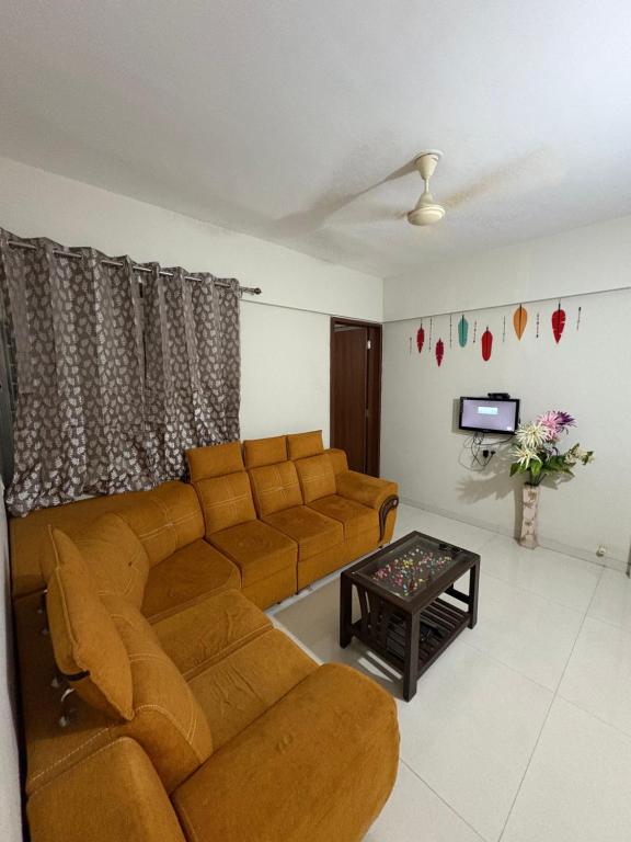 Χώρος καθιστικού στο Silver Homes 1bhk Apartment Stay On 7th floor