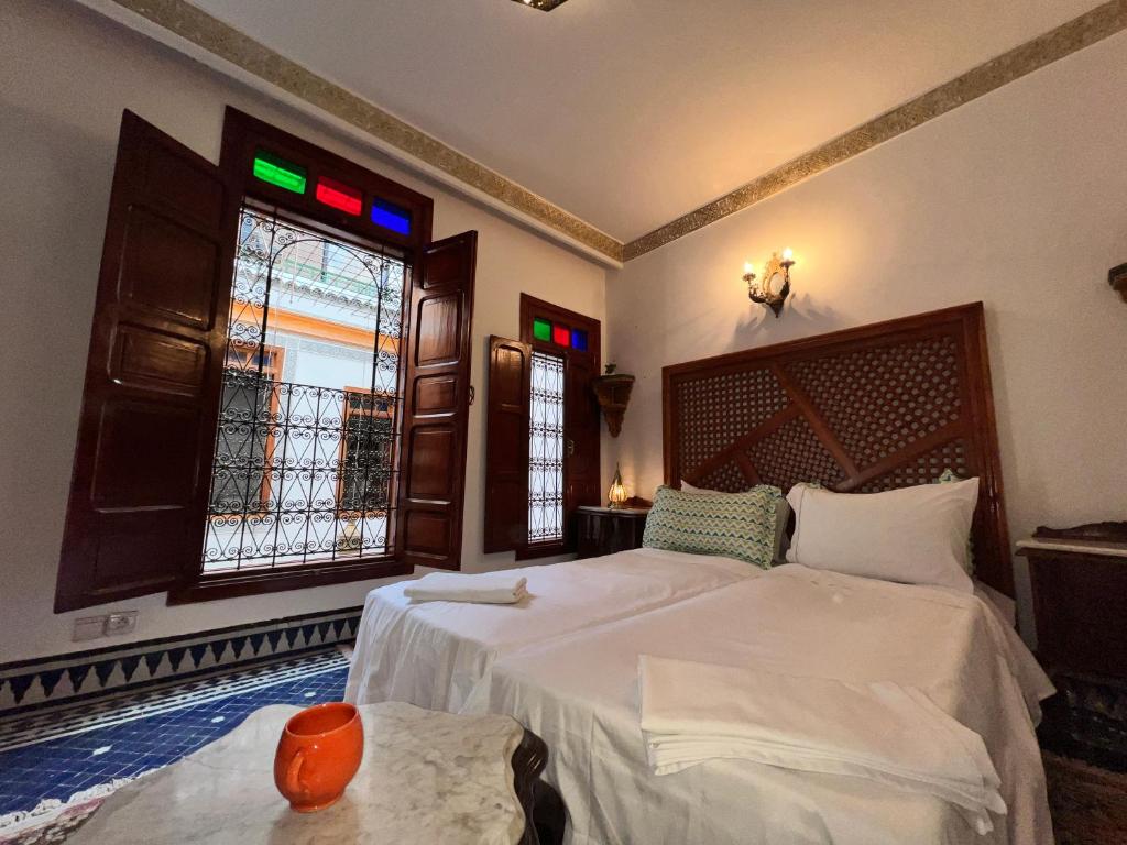 Fès Riad Scalia Traditional Guesthouse Morocco - Quarto Duplo Deluxe Com Banheira
