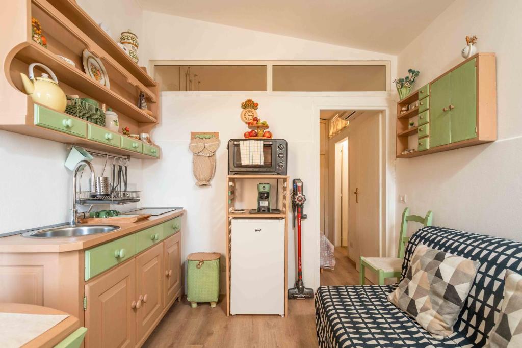 Kuchyň nebo kuchyňský kout v ubytování La Casina di Dany