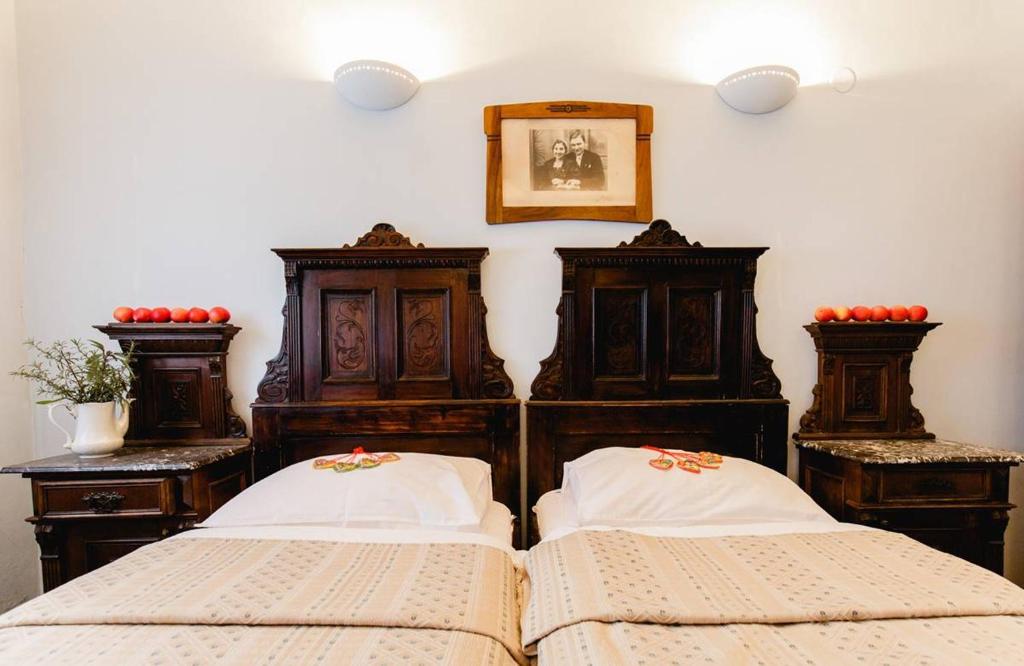 Postel nebo postele na pokoji v ubytování Salaš 137