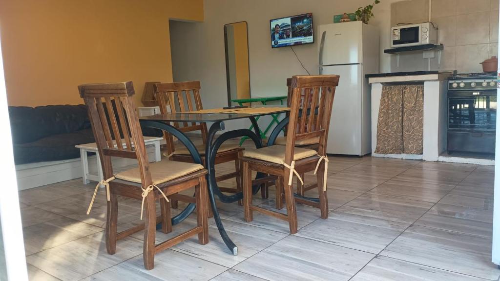 Kuchyň nebo kuchyňský kout v ubytování Mirante de Cabana