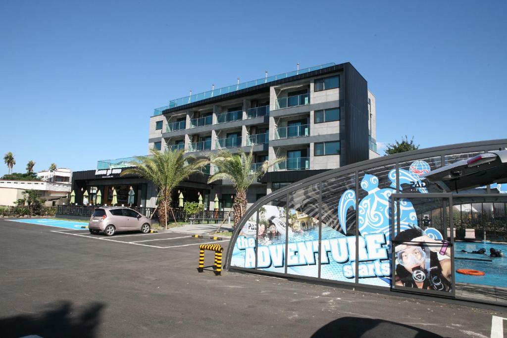 Bygningen som hotellet ligger i