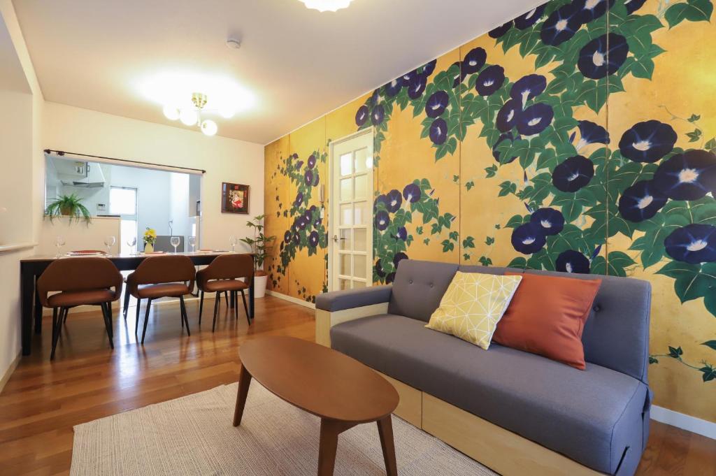 Χώρος καθιστικού στο Real Stay Tokyo Bay ,Funabashi