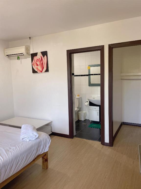 Llit o llits en una habitació de Hao stay