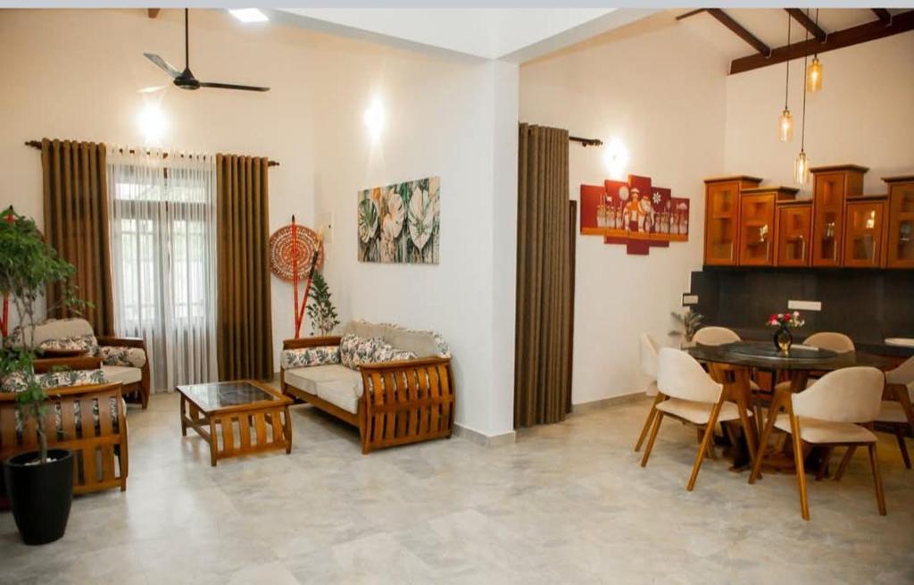 Posezení v ubytování Nade Villas Galle