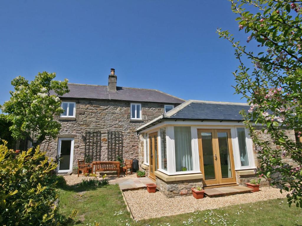 Bygningen som feriehuset ligger i