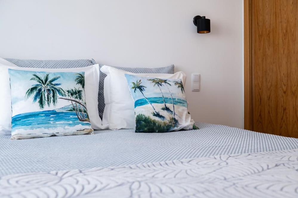 Postel nebo postele na pokoji v ubytování Na Casa da Fátima