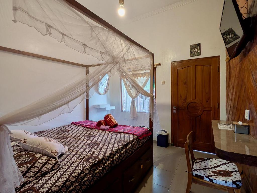 Postel nebo postele na pokoji v ubytování ZEN MOON Hostel