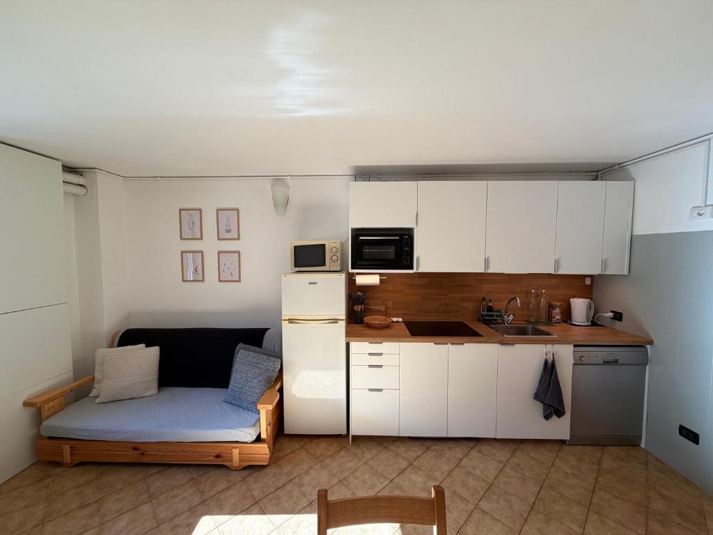 Kuchyň nebo kuchyňský kout v ubytování Carola 12