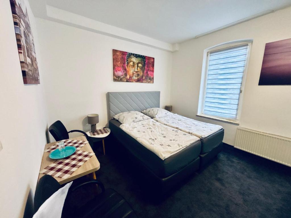 Postel nebo postele na pokoji v ubytování Stay&joy