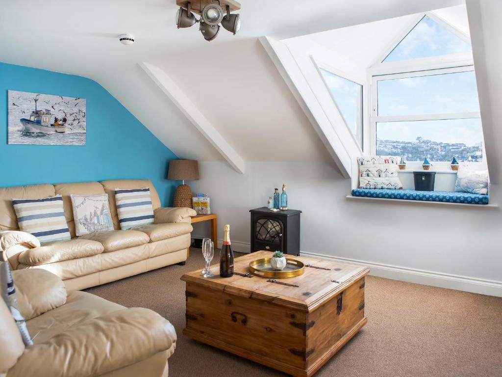 Posezení v ubytování The Wheelhouse