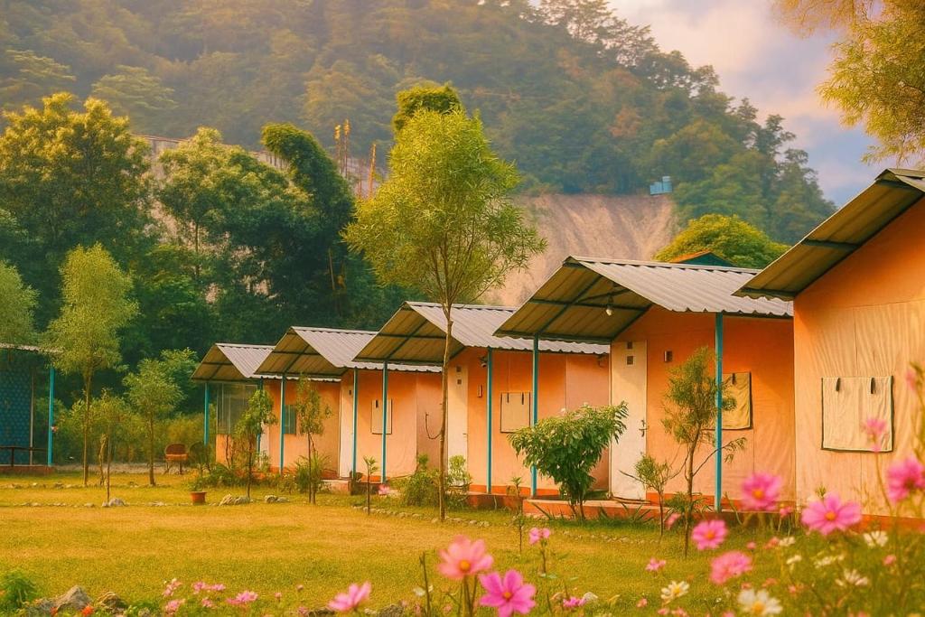 Příroda nedaleko luxury tent