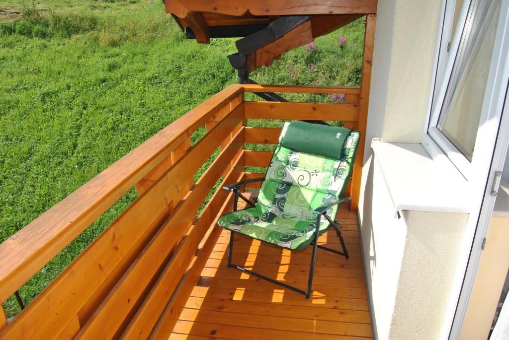 Balkón nebo terasa v ubytování Willa pod Pilskiem