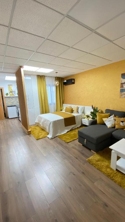 Χώρος καθιστικού στο Studio neuf au cœur de centre ville