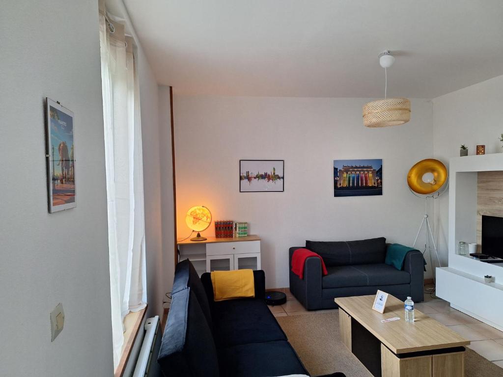 Posezení v ubytování Maison Jules Verne Nantes