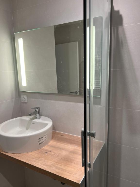 Koupelna v ubytování Le Chapelier