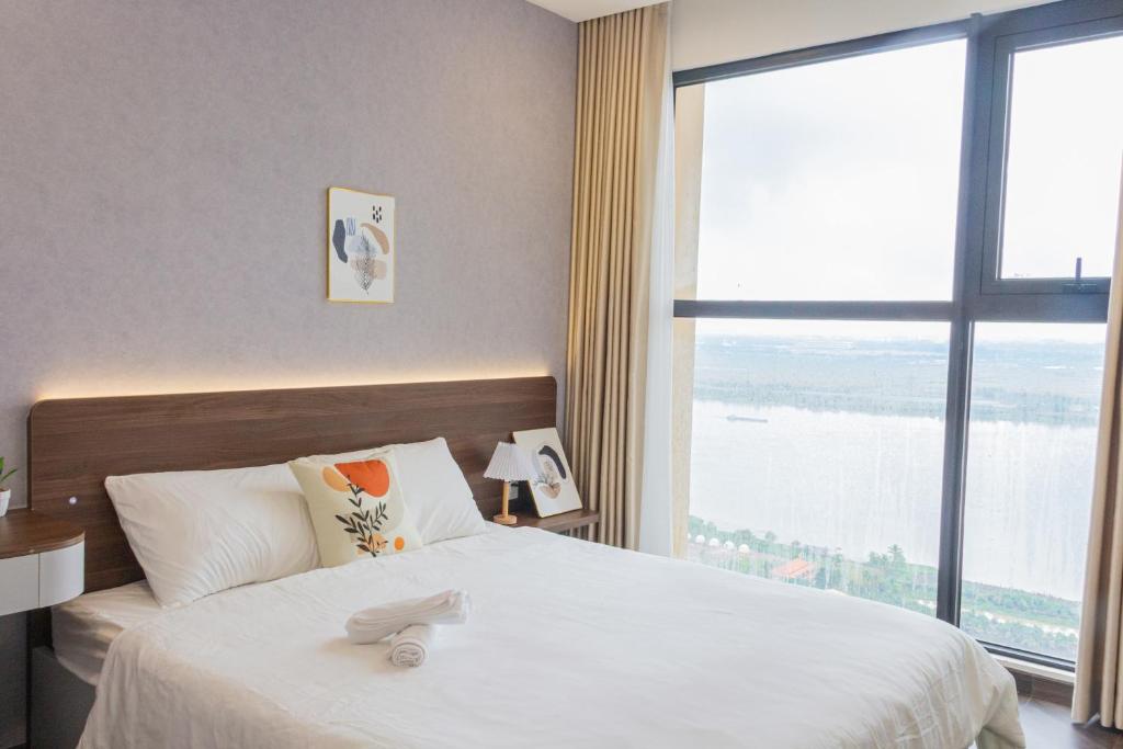 Postel nebo postele na pokoji v ubytování Cobena Home