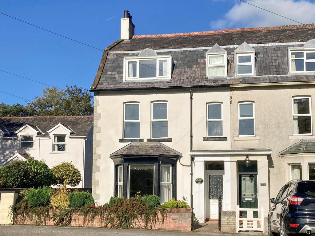 Bygningen som feriehuset ligger i