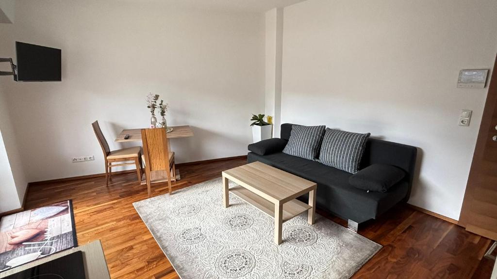 Posezení v ubytování Bergzauber Appartement Stubai