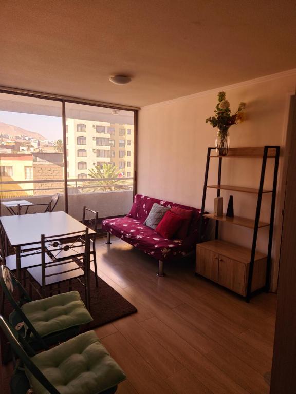 Posezení v ubytování Departamento Elizabeth