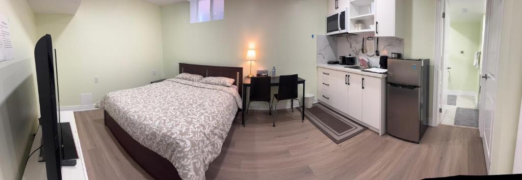 Kuchyň nebo kuchyňský kout v ubytování B2 Cozy room by Mendy