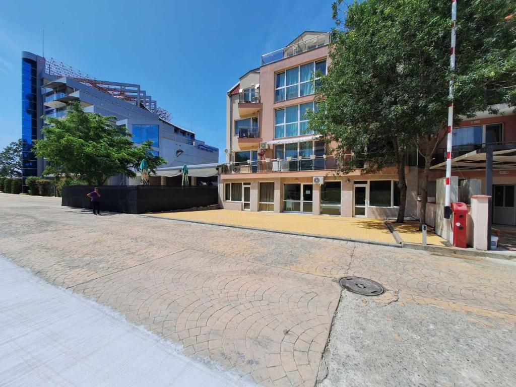 Bygningen som lejligheden ligger i