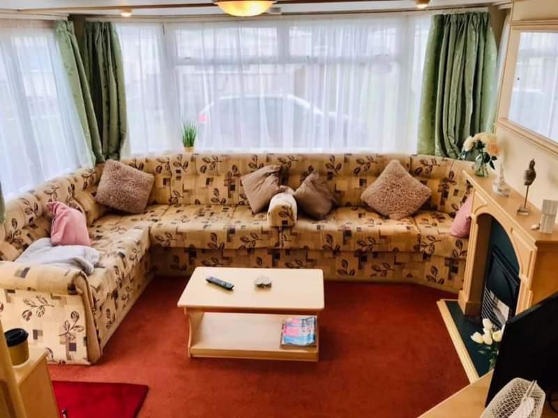 Χώρος καθιστικού στο Seaside holidays the grange