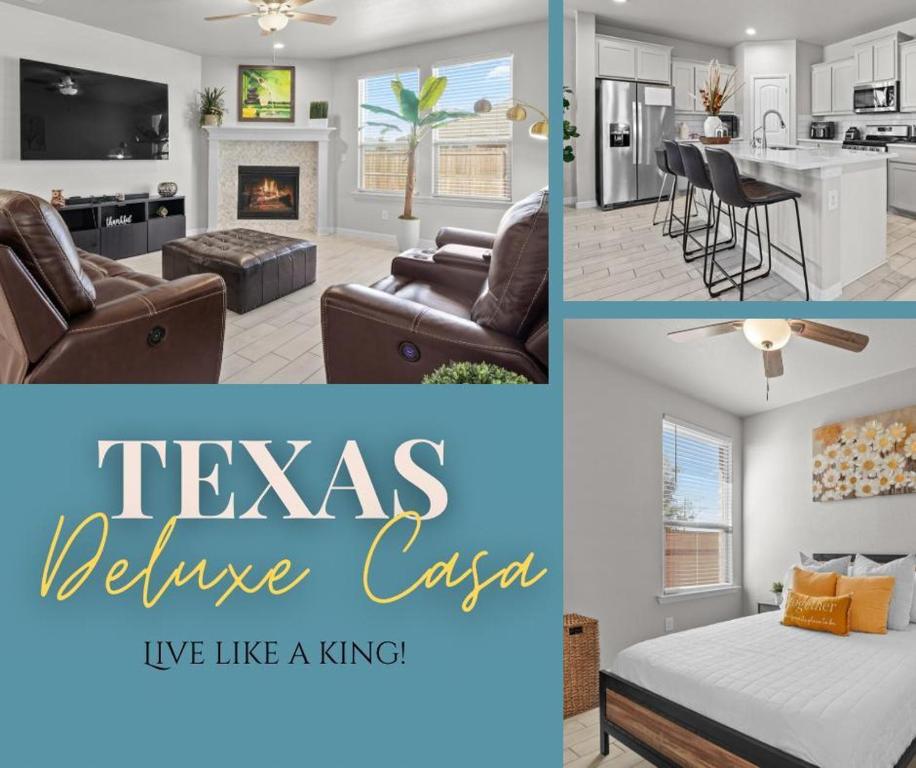 TV a/nebo společenská místnost v ubytování Luxury 3BR House near Airport in Midland TX