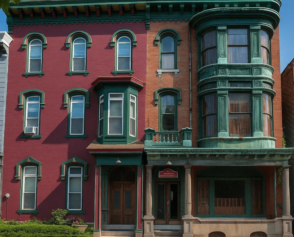 ShamokinにあるShamokin Bed and Breakfastの赤レンガ造り