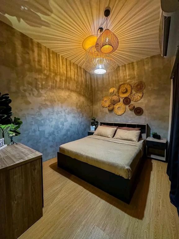 Ένα ή περισσότερα κρεβάτια σε δωμάτιο στο Aayah The Urban Escape