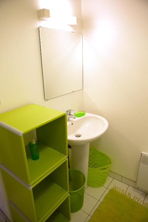 Koupelna v ubytování Le Gîte Oratorien