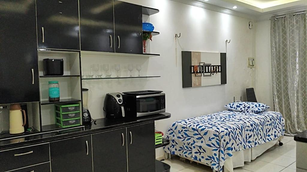 Kuchyň nebo kuchyňský kout v ubytování Morada Valentim Casa climatizada em Paracuru