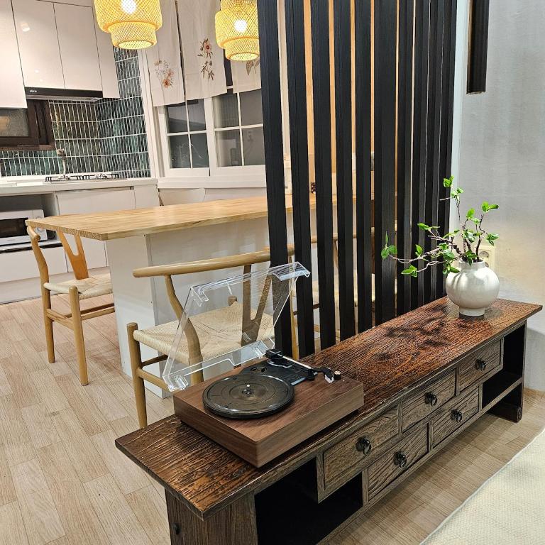 Η κουζίνα ή μικρή κουζίνα στο 부산데이즈