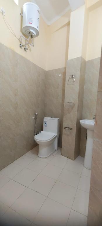 Koupelna v ubytování HathaYogashram Hostel