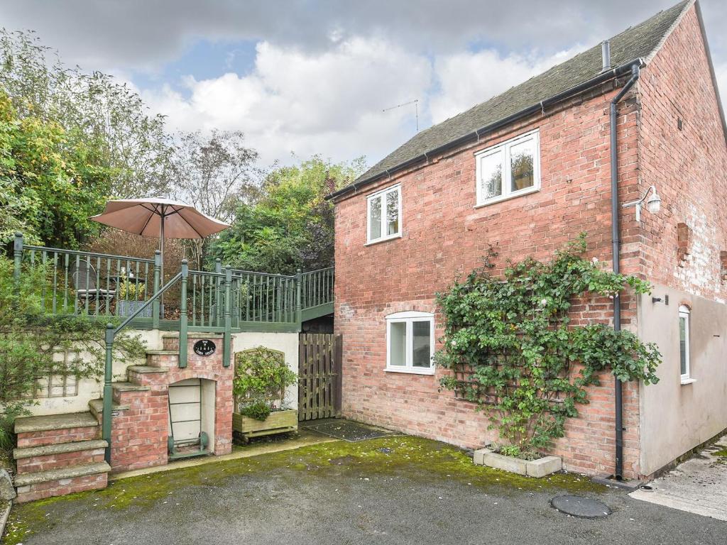 Bygningen som feriehuset ligger i