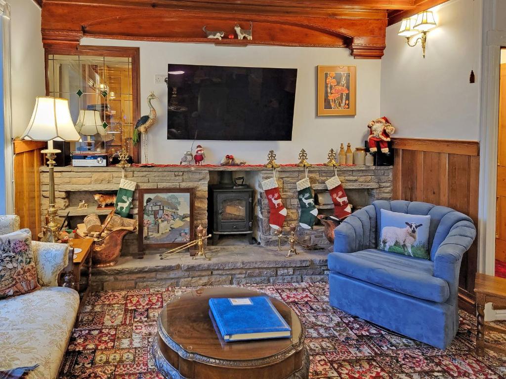 Posezení v ubytování Steppe Haugh