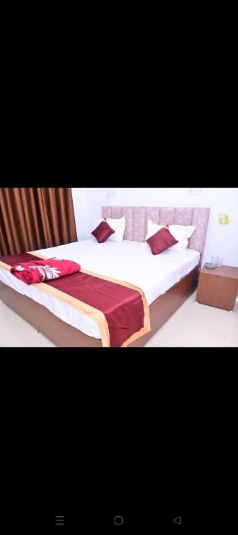 Ένα ή περισσότερα κρεβάτια σε δωμάτιο στο Hangout Hostel