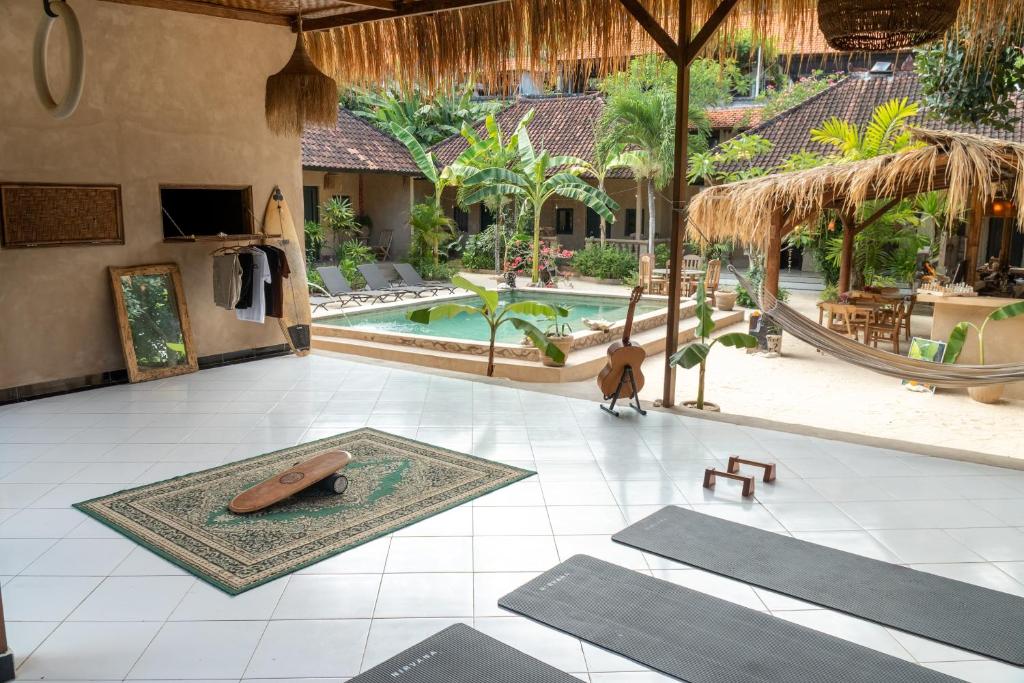 Bazén v ubytování The House of The Rising Tide nebo v jeho okolí